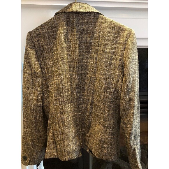 Jones New York Grey Tweed Button Women's Jacket Blazer Size 12P - Picture 3 of 6